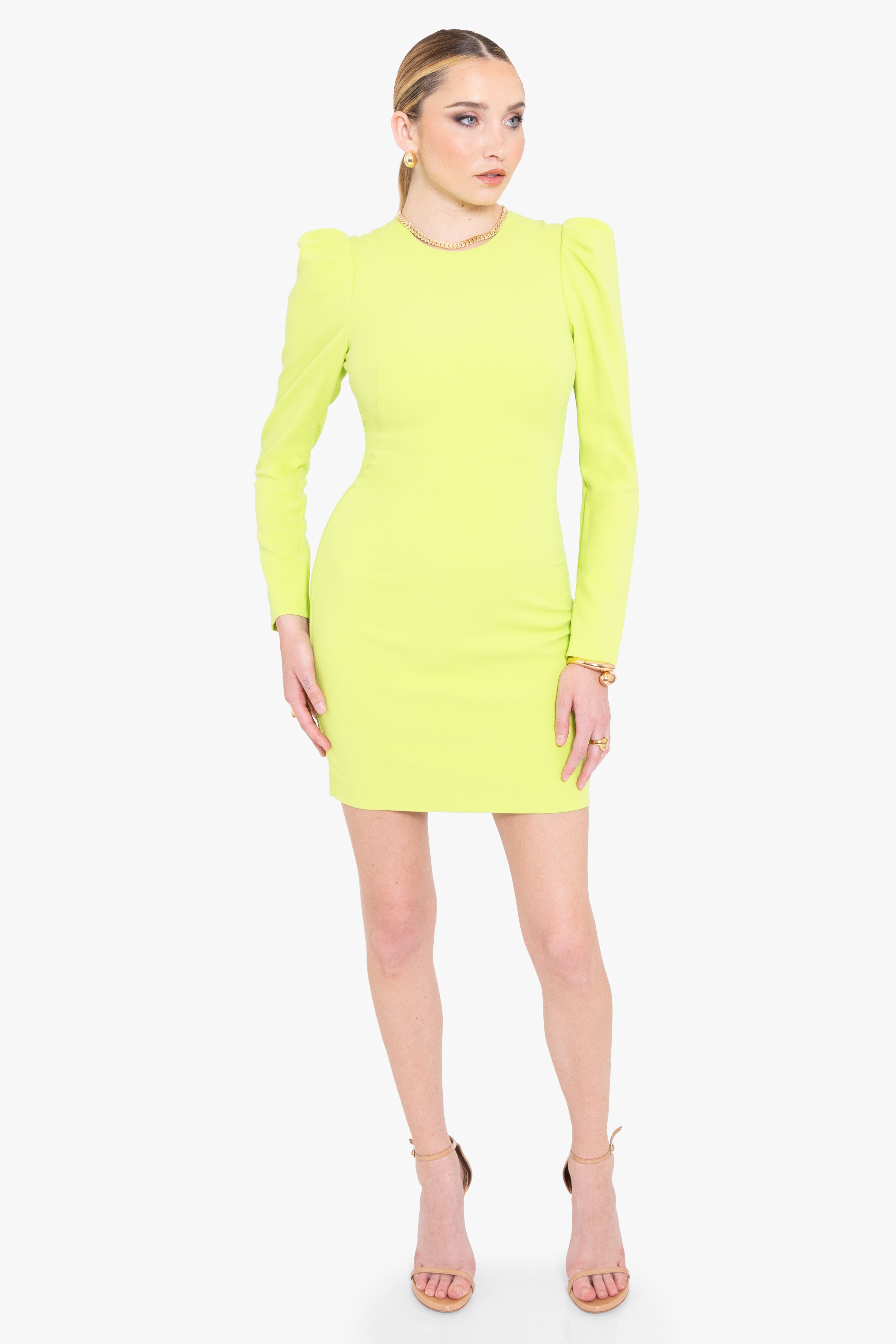 Black halo yellow dress best sale