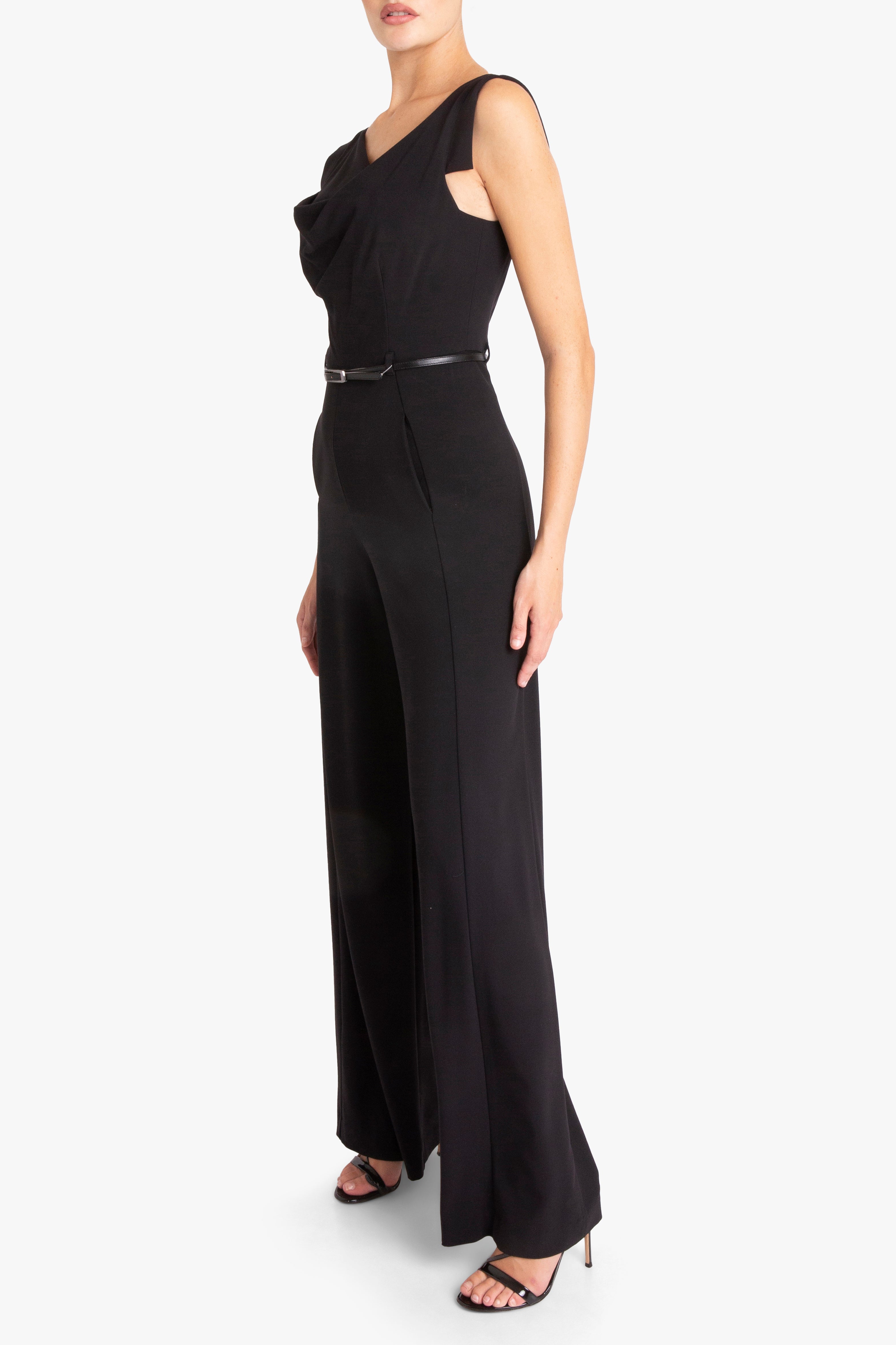 Black halo noir jumpsuit online